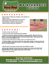 Infield Preseason and Pregame Maintenance Guide